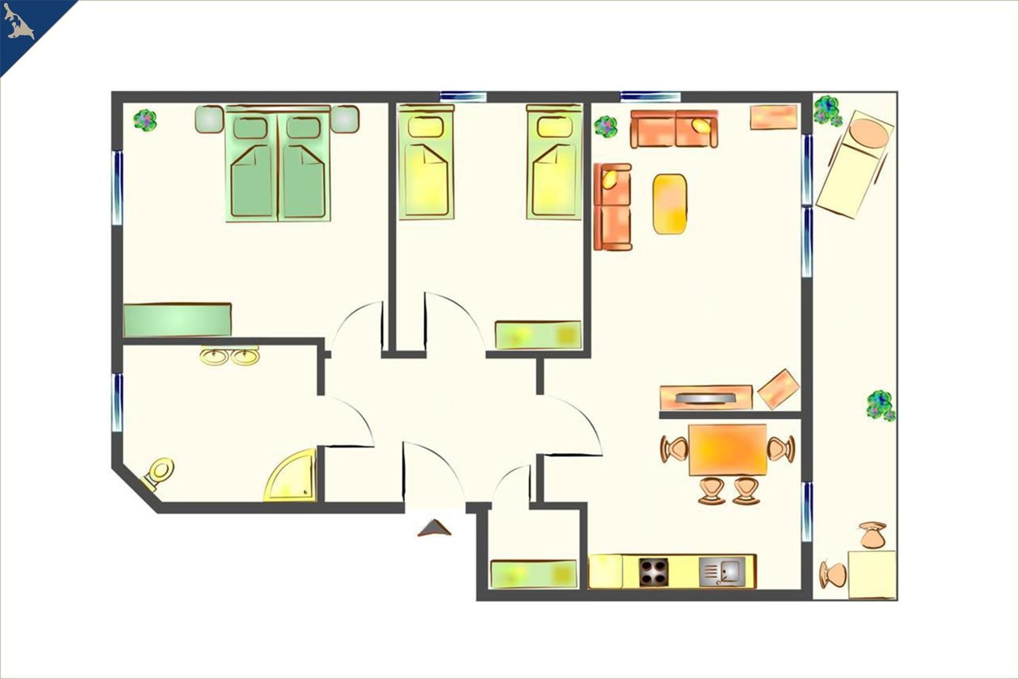 Haus Triade Ferienwohnung Triade 1 Zinnowitz Exteriör bild